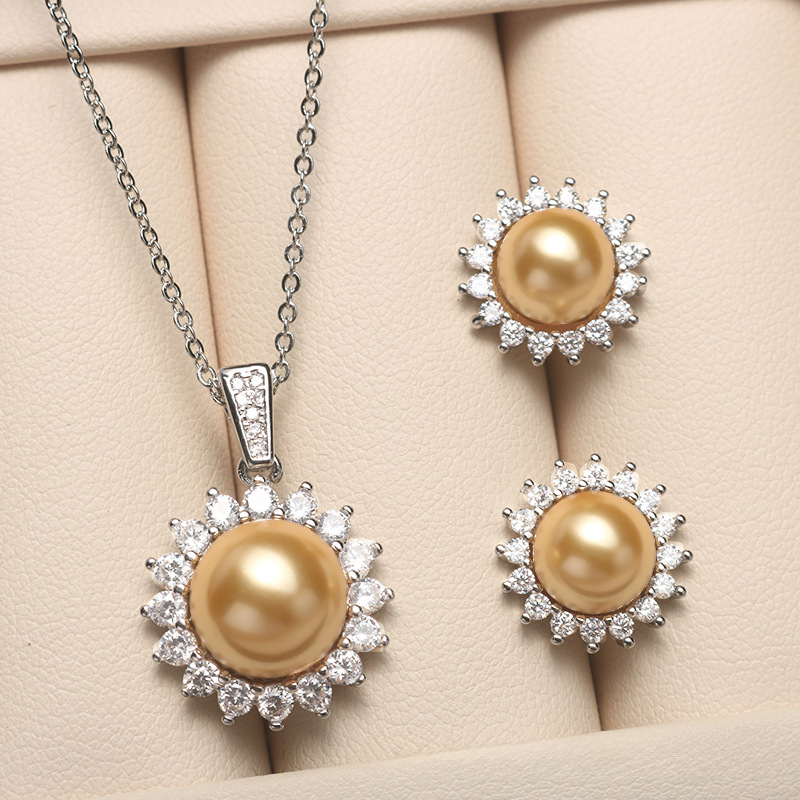 🔥LAST DAY 50% OFF❤️🎁 Akoya Pearl Jewelry Set (Necklace, Earrings)