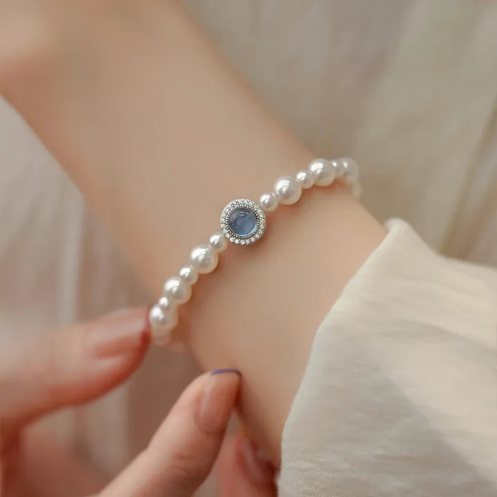 Aquamarine Akoya Pearl Set