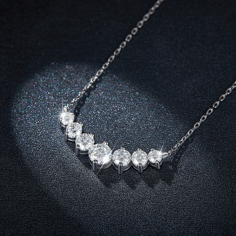 Classic Smile Moissanite Necklace
