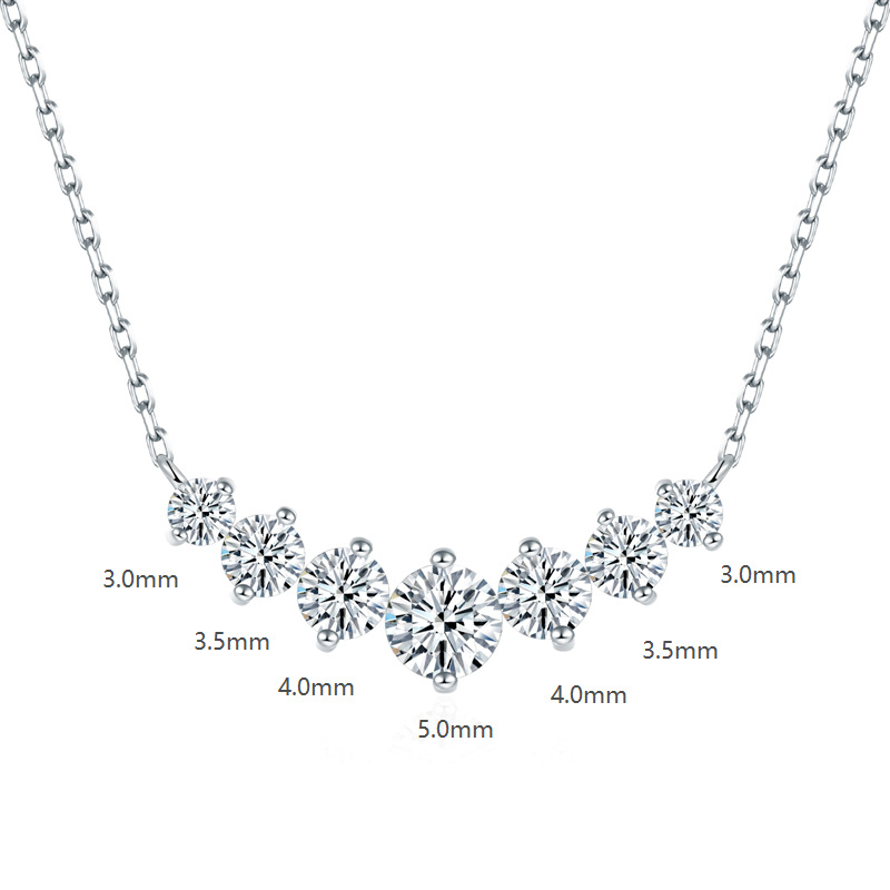 Classic Smile Moissanite Necklace
