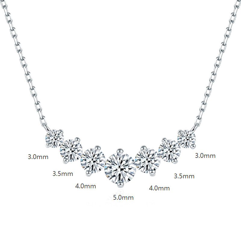 Classic Smile Moissanite Necklace