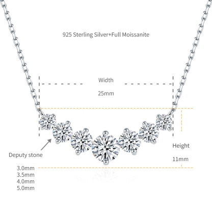 Classic Smile Moissanite Necklace
