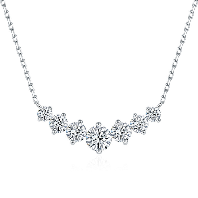 Classic Smile Moissanite Necklace
