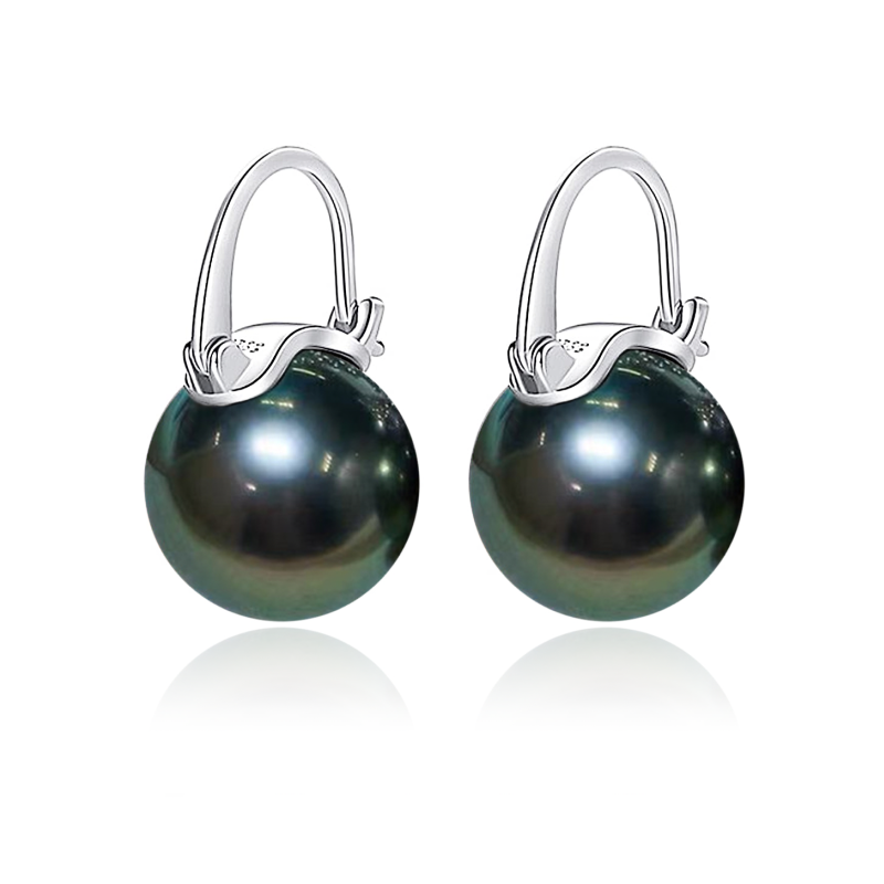 Elegant 925 Sterling Silver Pearl Drop Earrings