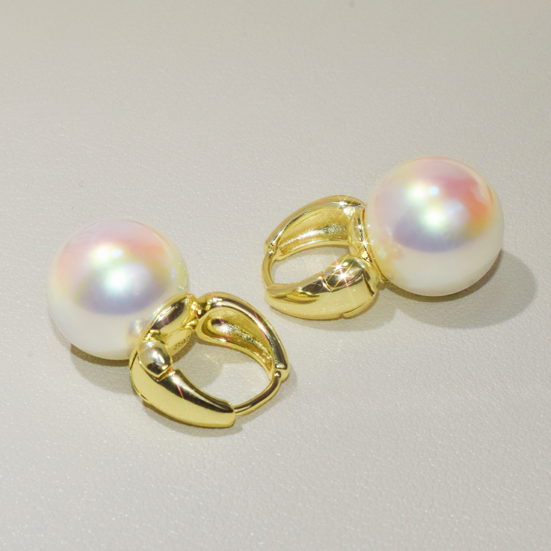 Light Luxury Simple Akoya Pearl Drop Earrings
