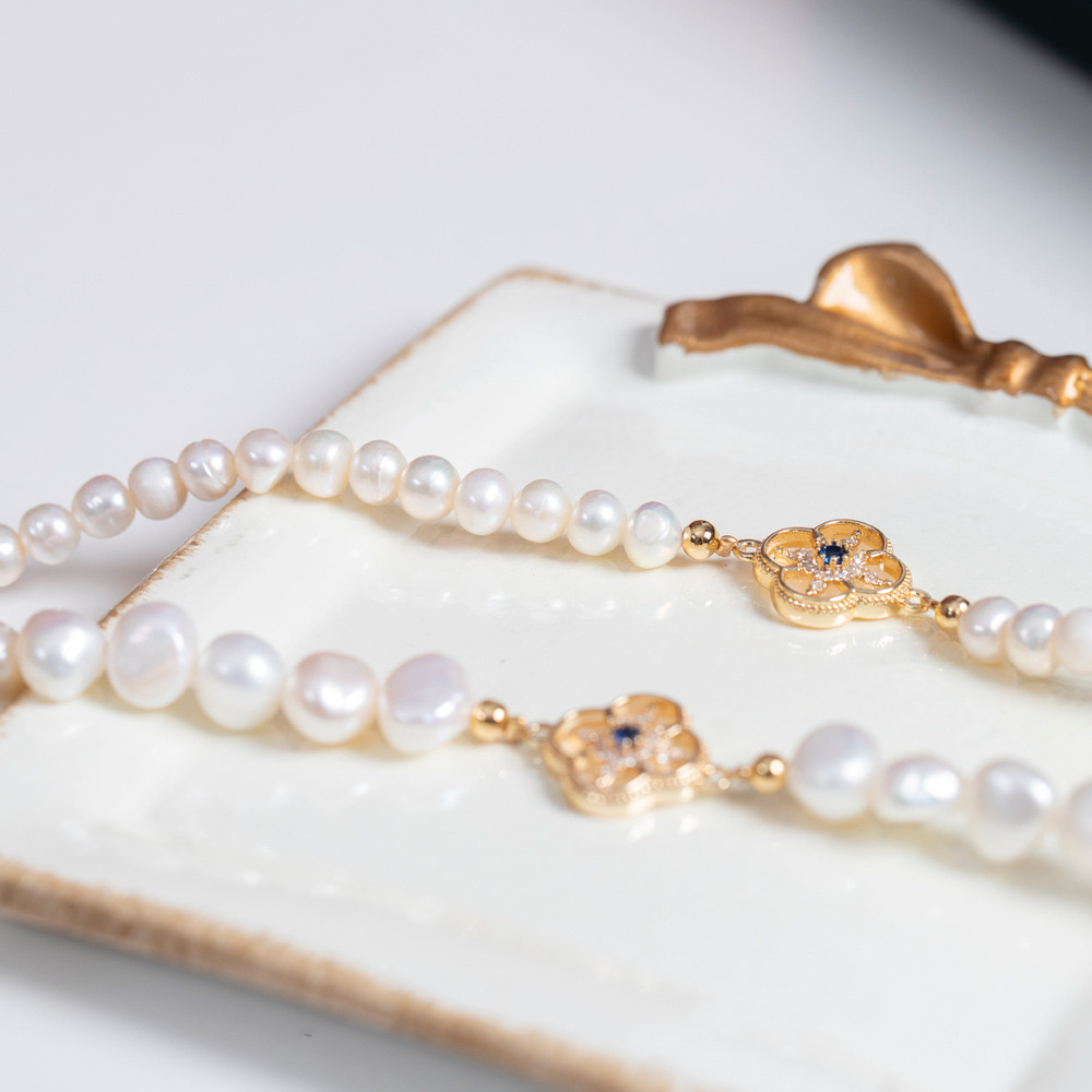 Nova Pearl Bracelet | 18k Gold Plated