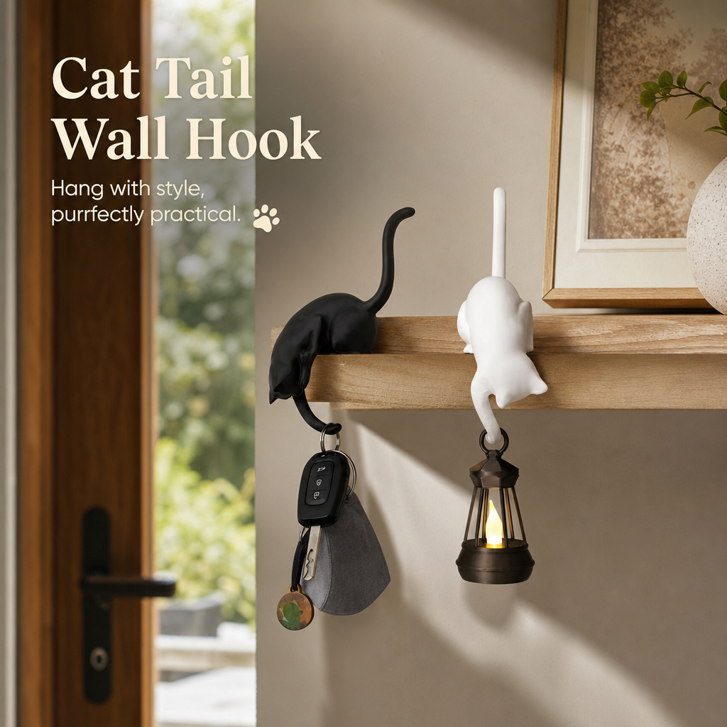 Cat shelf hook full shot