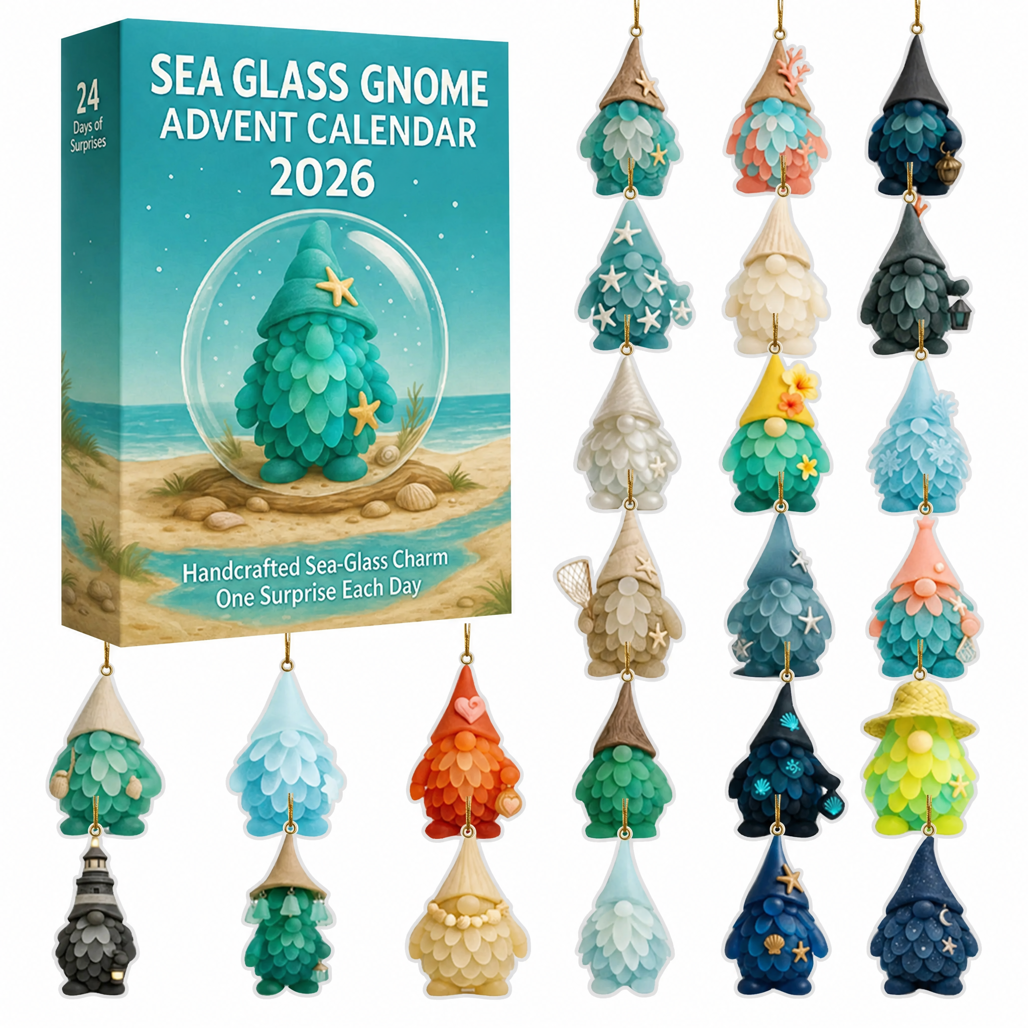 🌊🧝‍♂️Tengeri Üveg Gnóm Adventi Naptár 2026