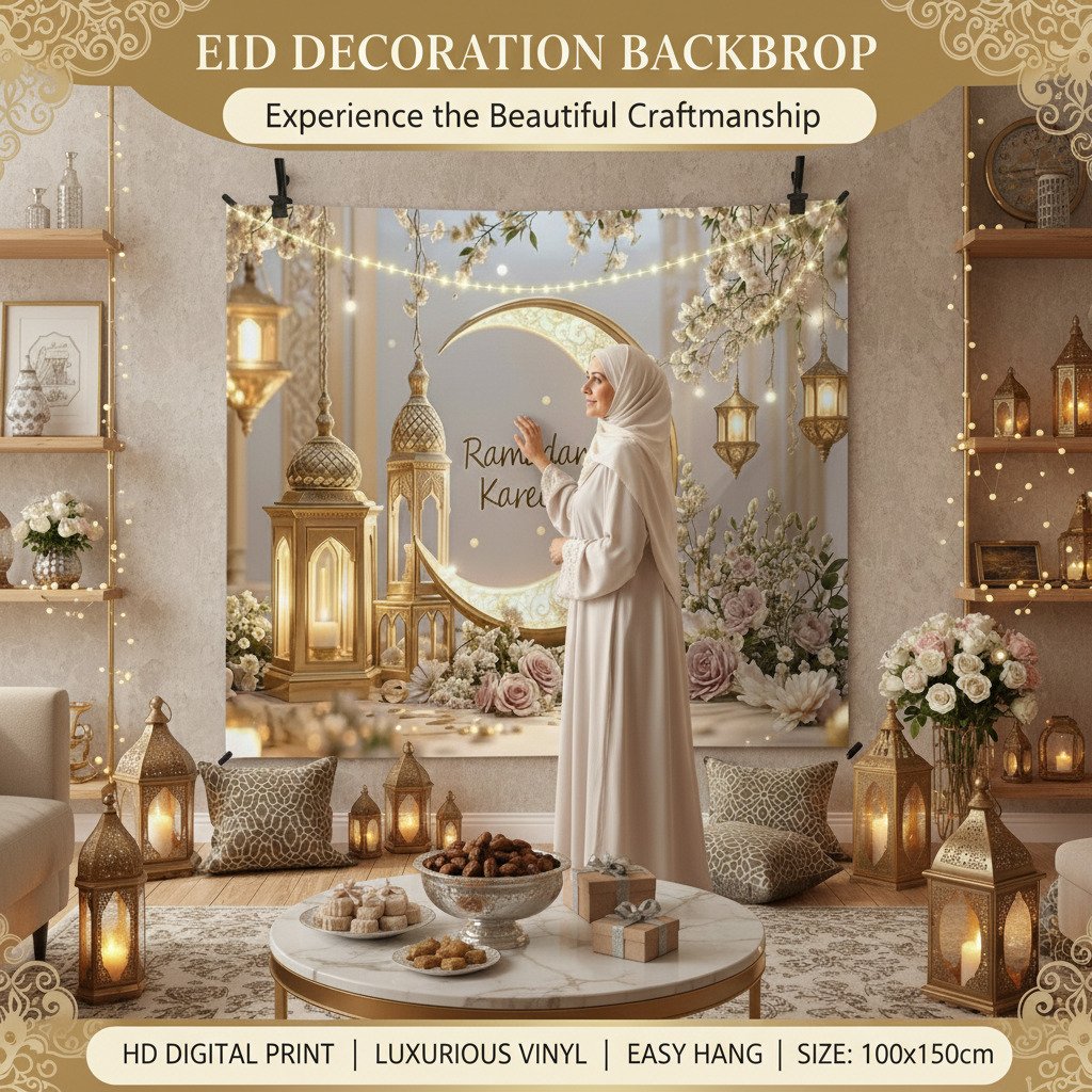 Голяма декорация за стена за Рамадан Карим Ейд