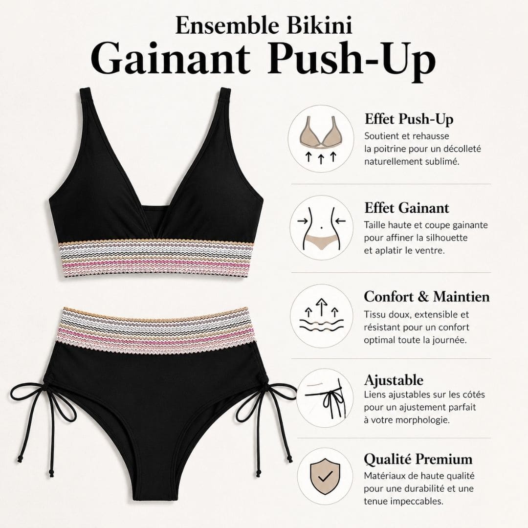 Bikini modelujące z wysokim stanem – efekt spłaszczenia brzucha