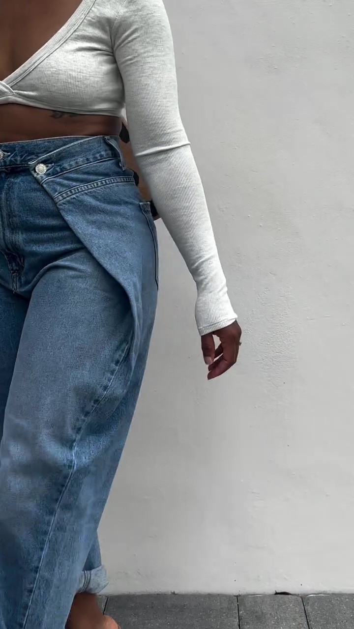 Vintage Washed Lantern Jeans