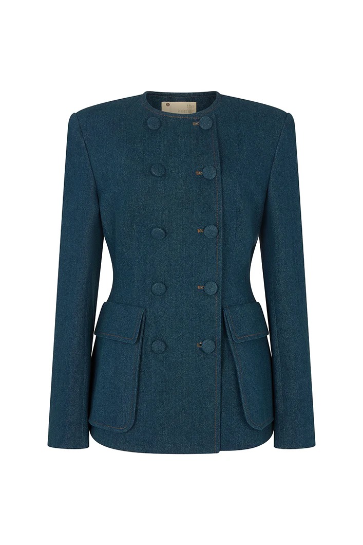 Tailored Confidence Denim Set