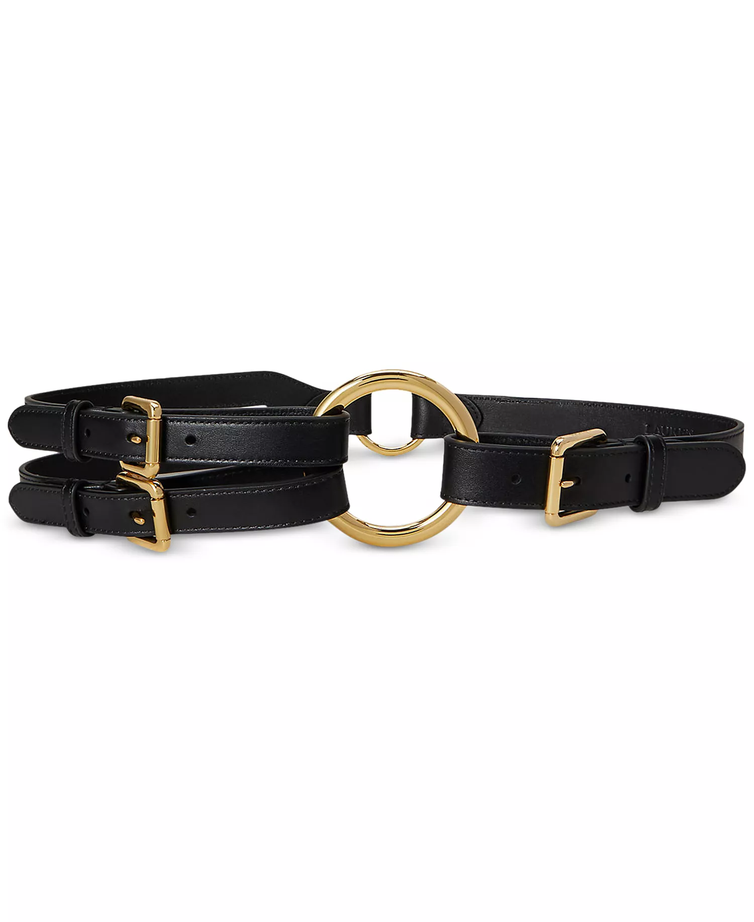 Tri-Strap O-Ring Leather Belt