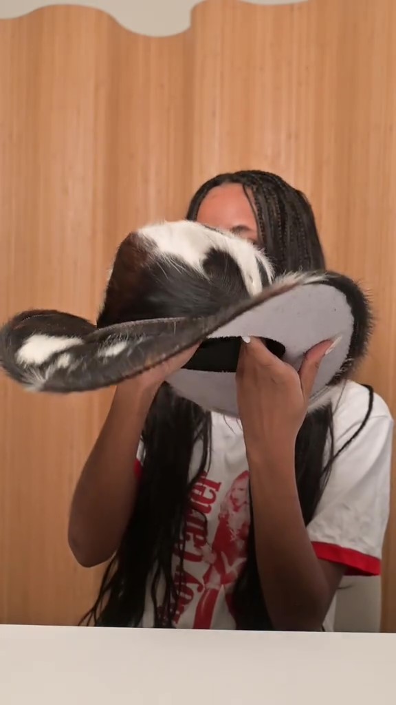 Leather Western Cowboy Hat