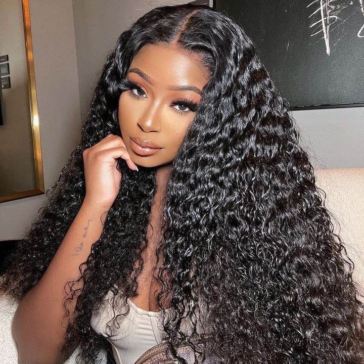 Deep Curly HD Lace Front Human Hair Wigs