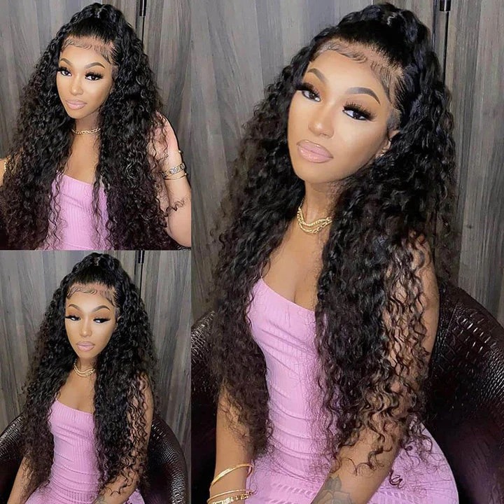 Deep Curly HD Lace Front Human Hair Wigs