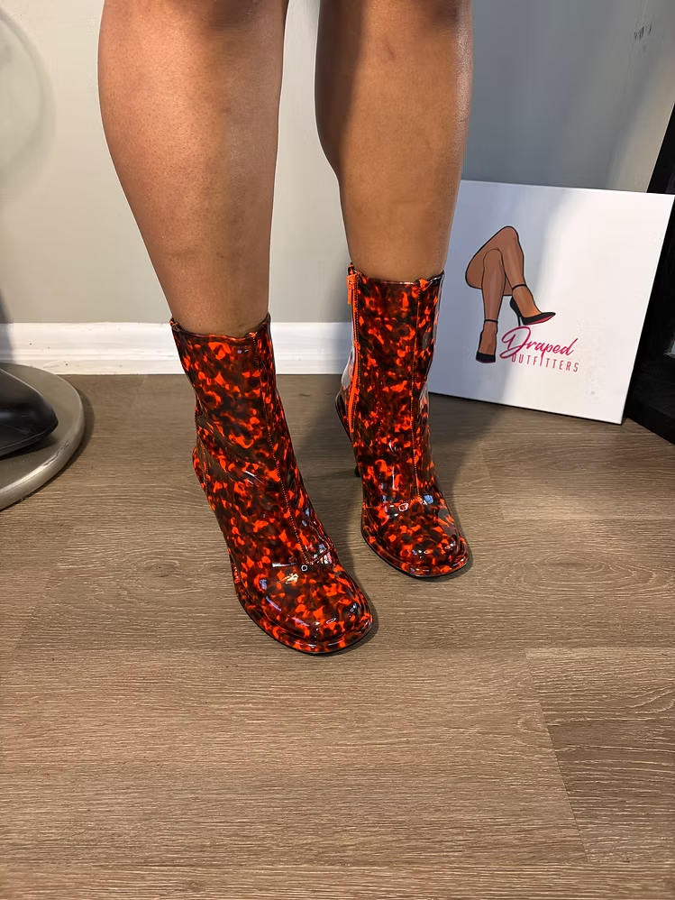 Waterproof Plastic Ankle Boots