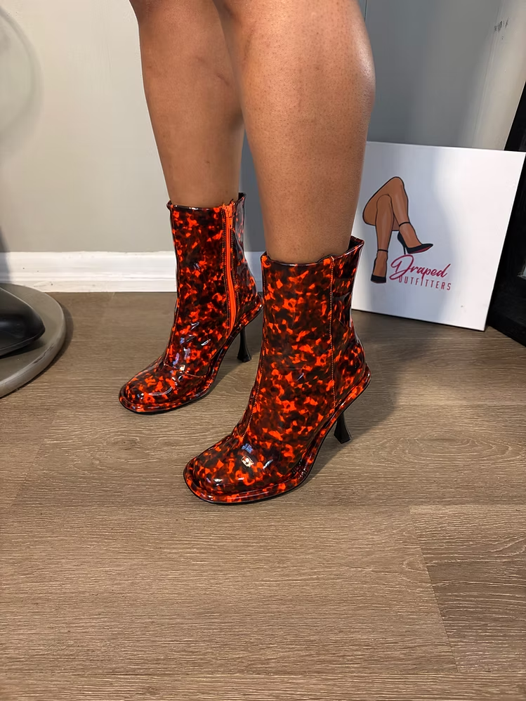 Waterproof Plastic Ankle Boots