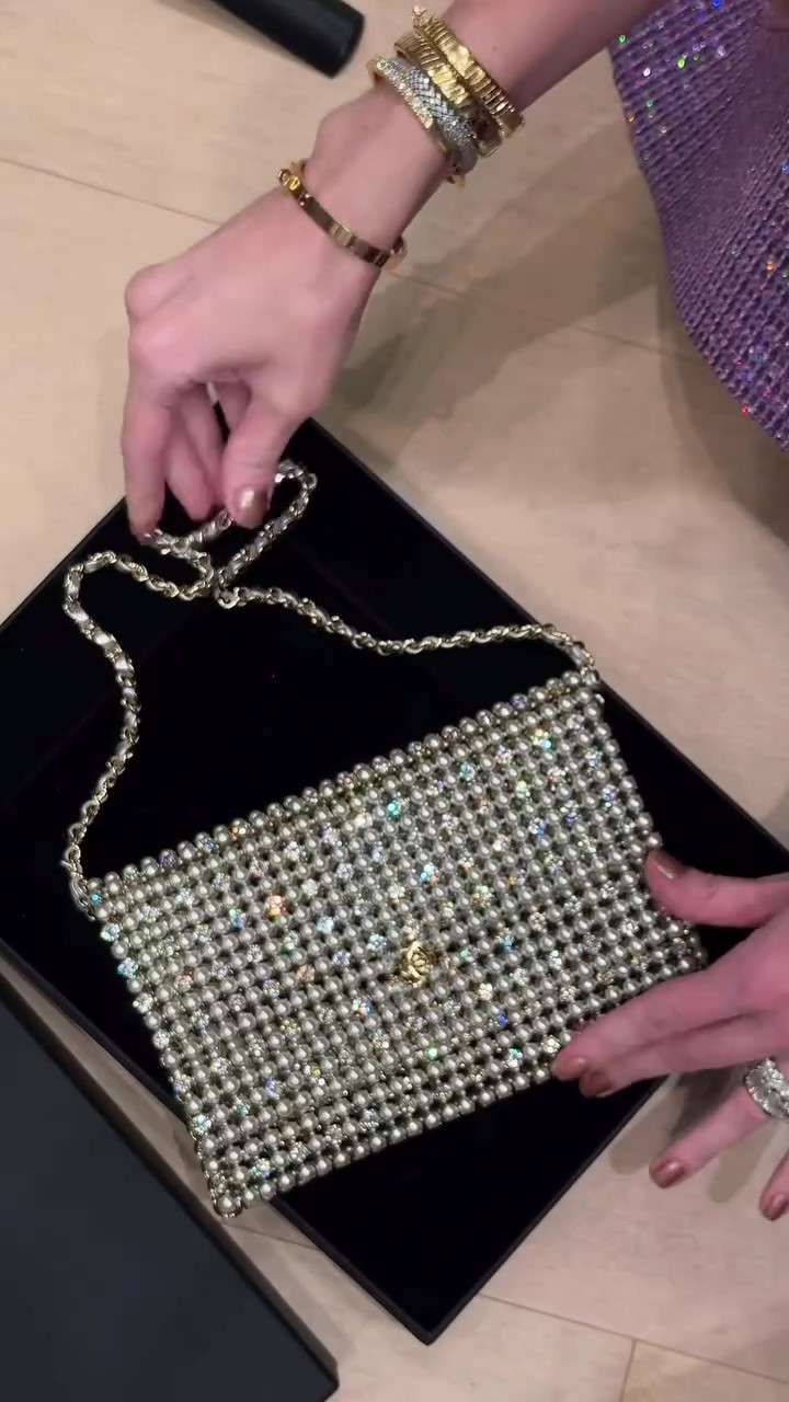 Exquisite Pearl Evening Clutch