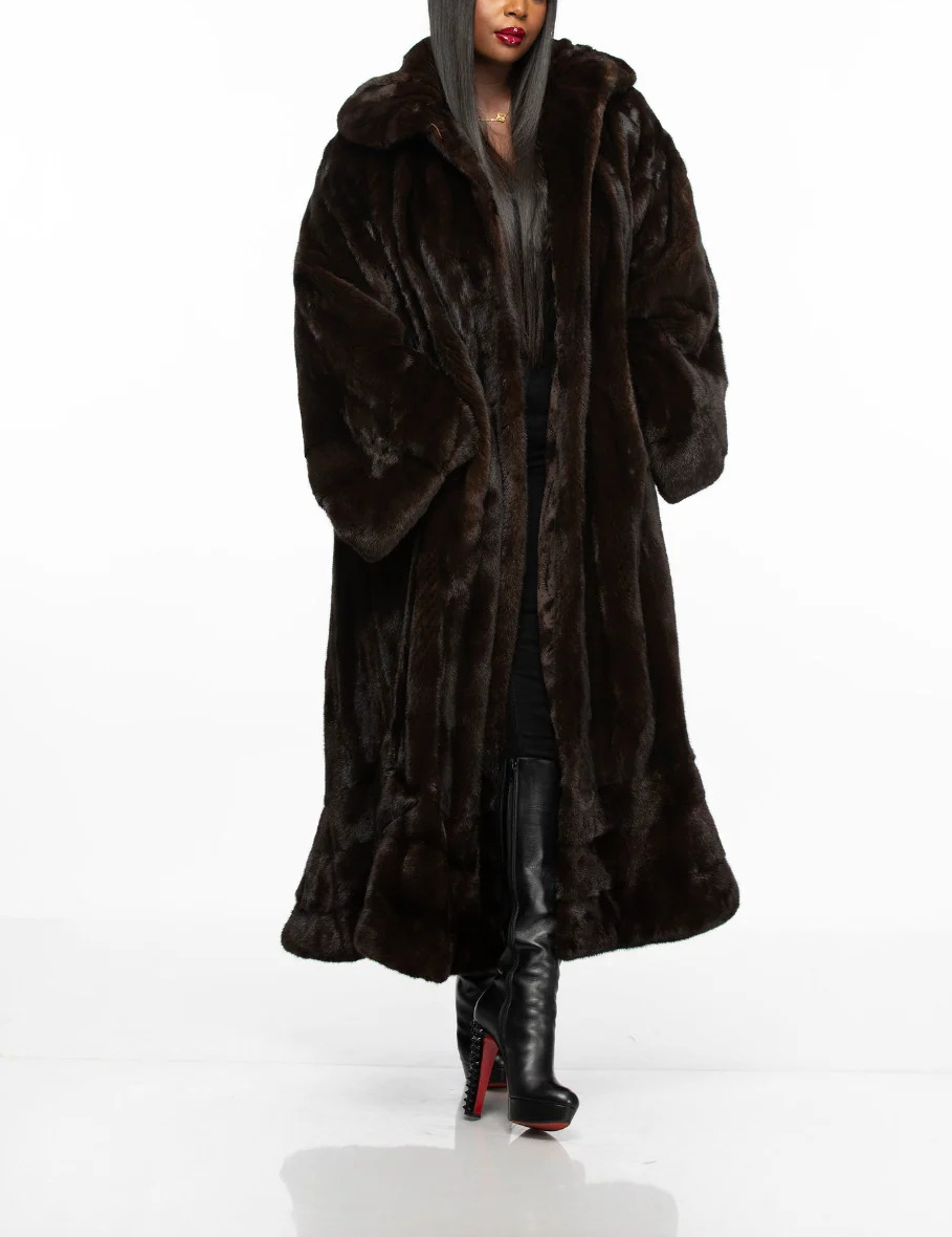 Full Length Swing Mink Coat