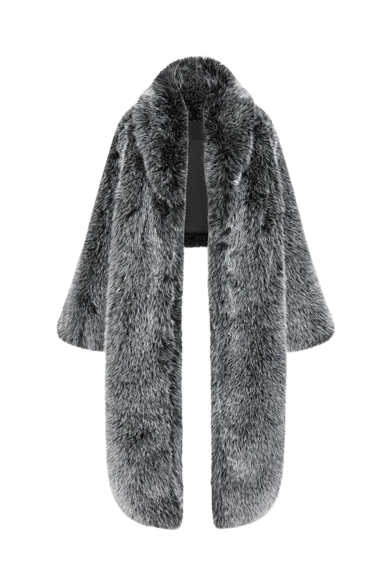 CROPPED FAUX MINK JACKET