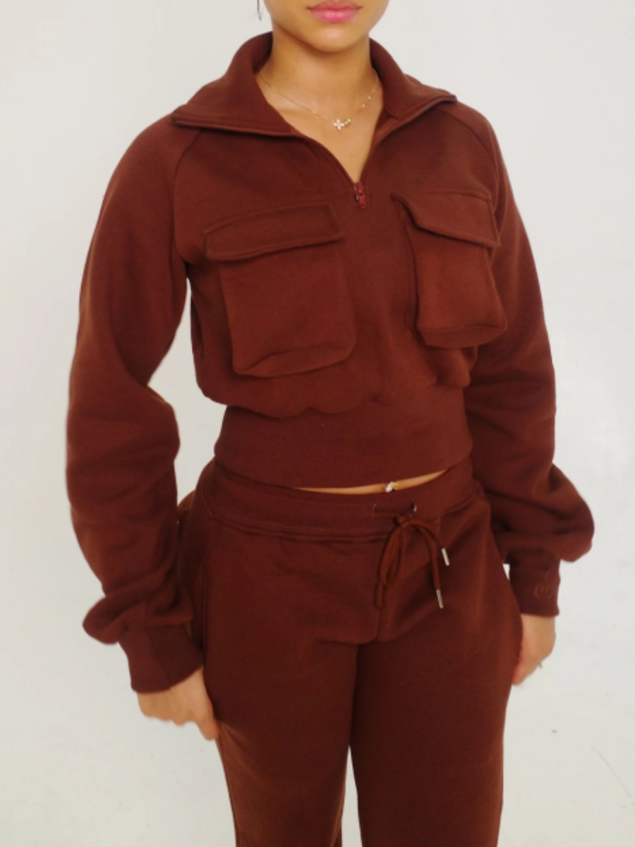 High Waist Sporty Pants Set