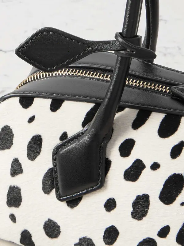 Women's Black Calf Hair Shoulder Bag