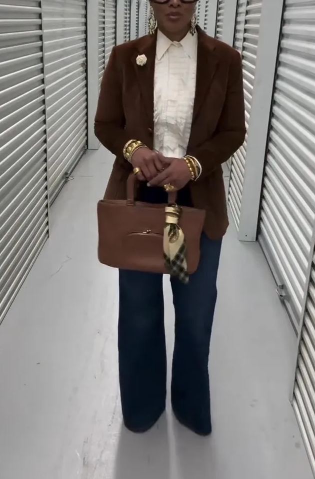 Brown Stylish Vintage Coat