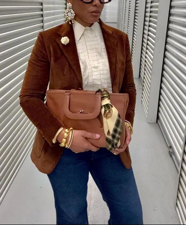 Brown Stylish Vintage Coat