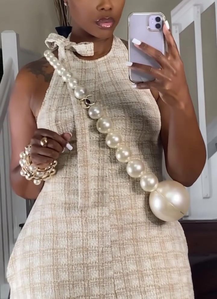 Classic Pearl Crossbody Bag