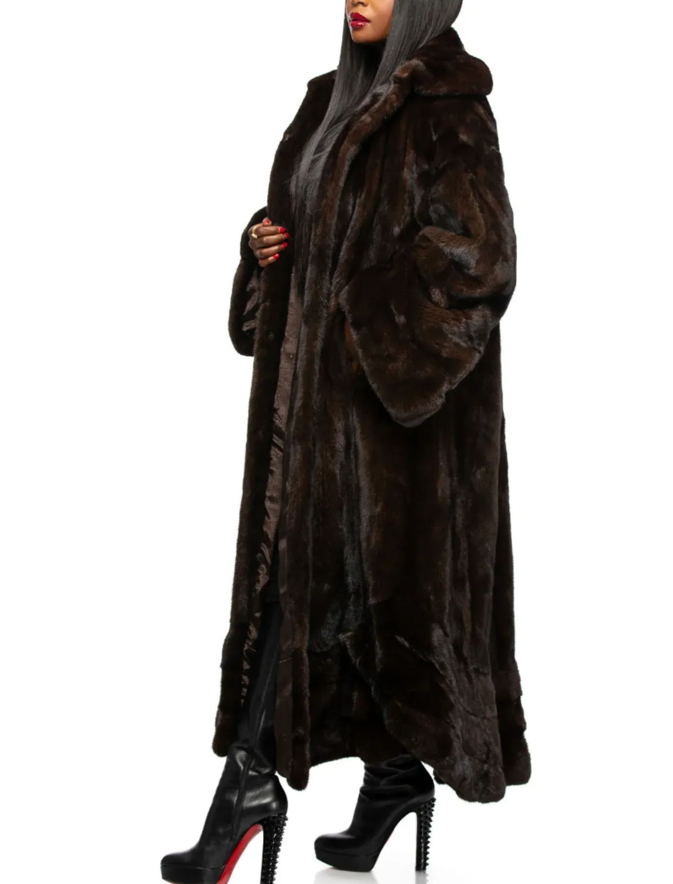 Full Length Swing Mink Coat