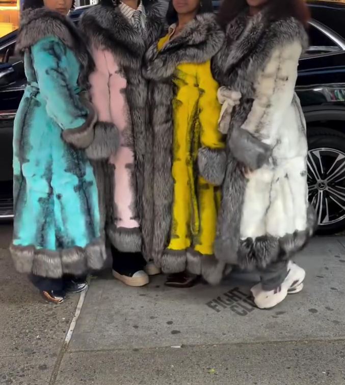 Luxurious Long Rabbit Coat