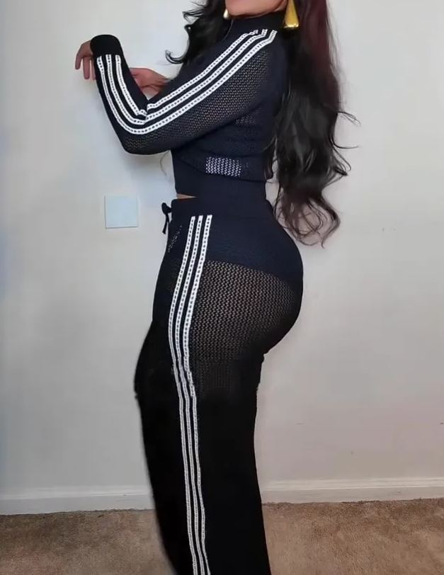 Long-sleeved Athletic Knit Set