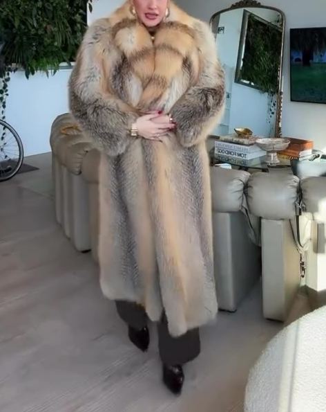 Women's Faux Fur Long Coat
