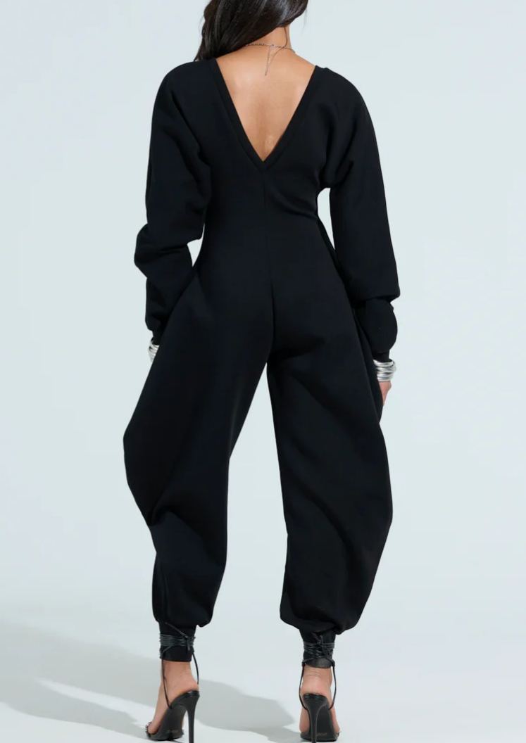 COMFY COZY SWEATSHIRT JUMPSUIT