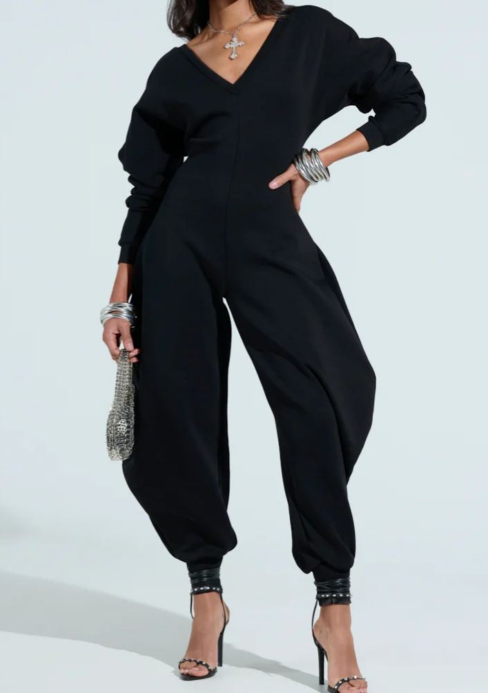 COMFY COZY SWEATSHIRT JUMPSUIT