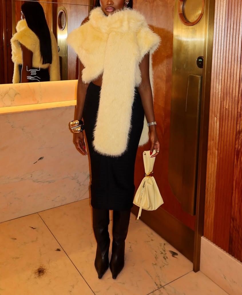 Faux Fur Warm Shawl/Jacket