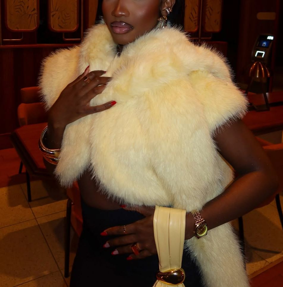 Faux Fur Warm Shawl/Jacket