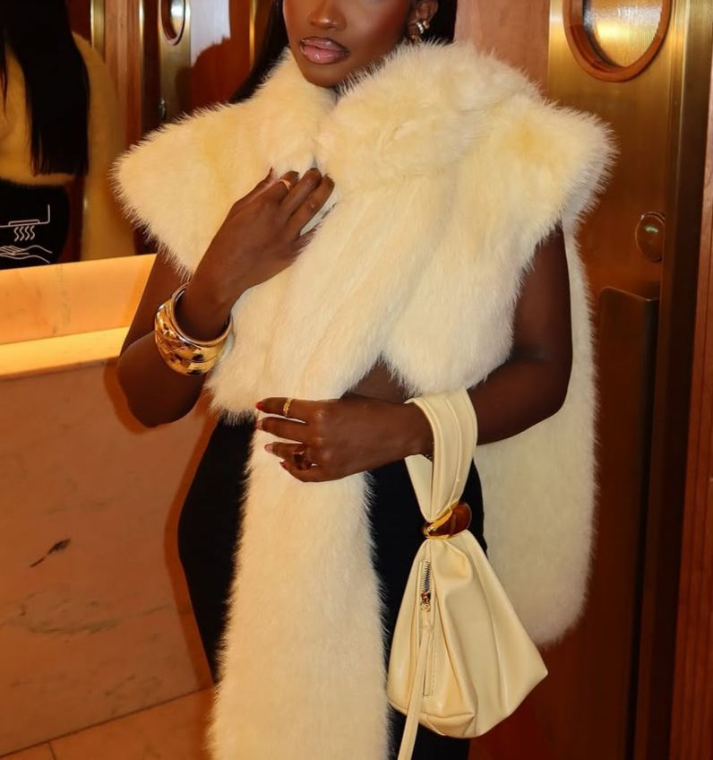 Faux Fur Warm Shawl/Jacket