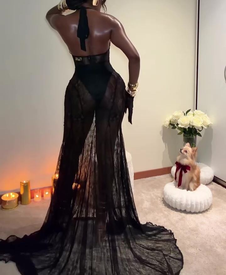 Sexy Lace Evening Dress