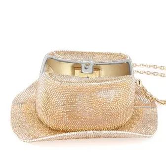 Western Cowboy Rhinestone Handbag