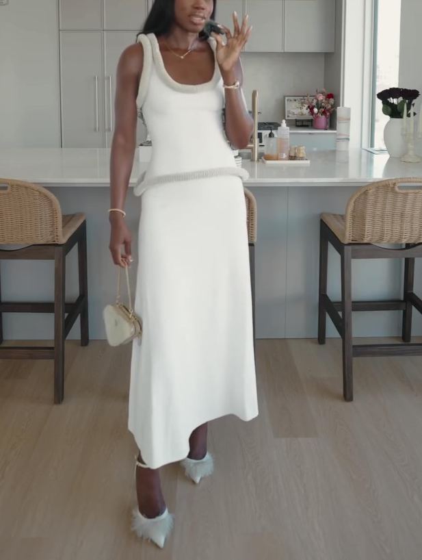 2026 New Chenille Sleeveless Maxi Dress