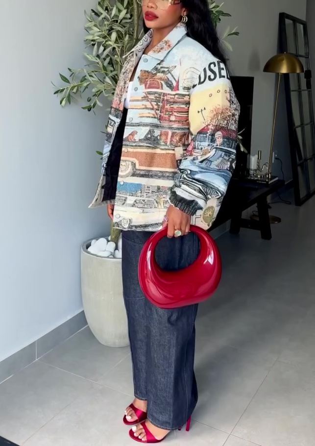 Printed Casual Jacket