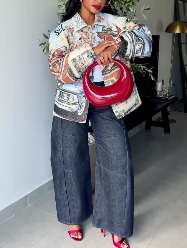 Printed Casual Jacket