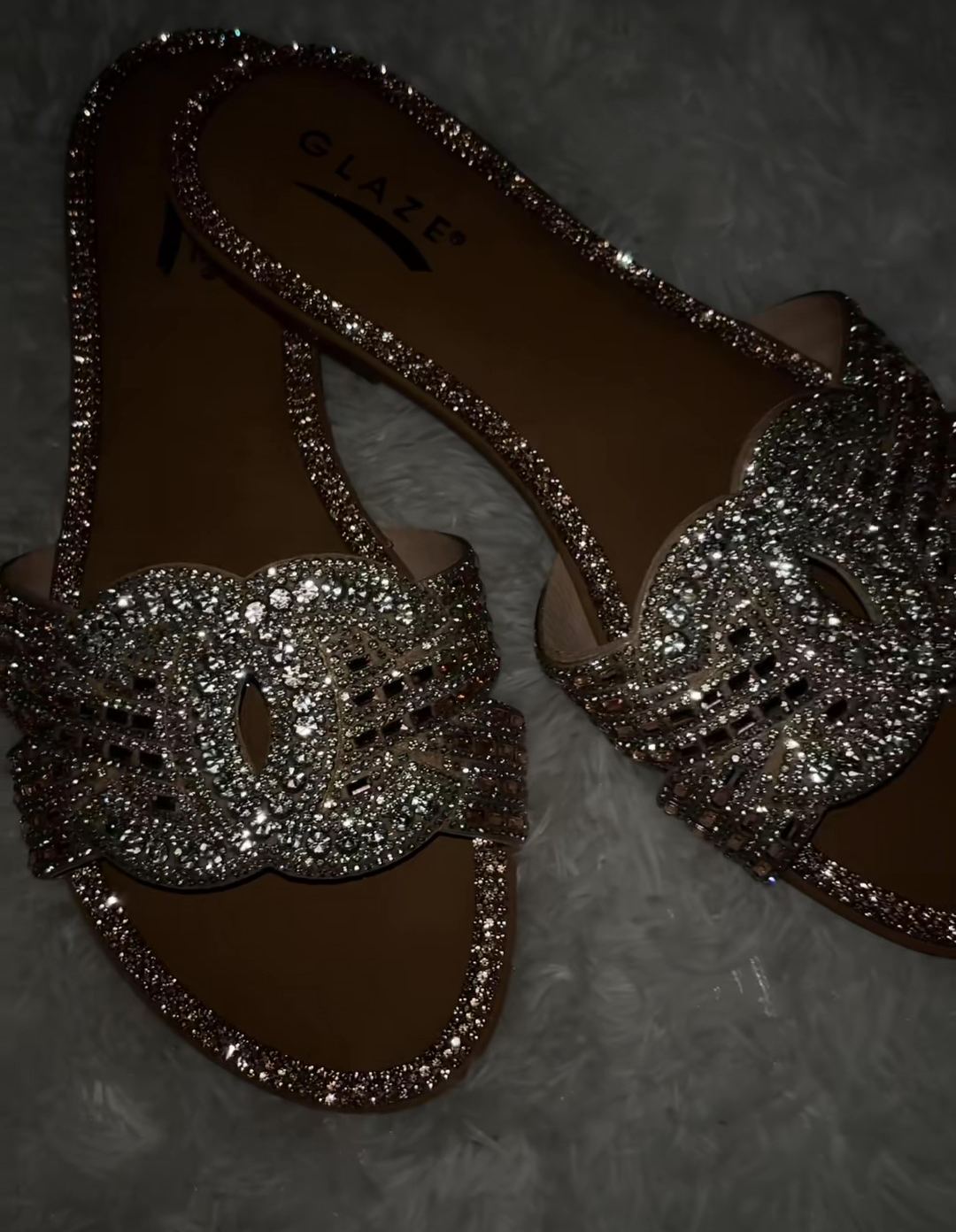 Sparkly Rhinestone Sandals
