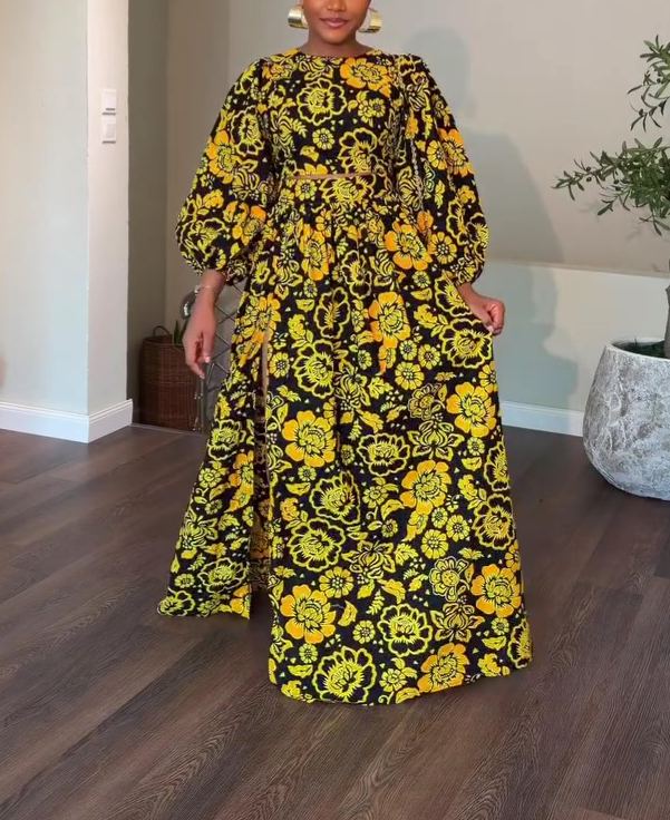 2026 Spring New Printed Dress Set