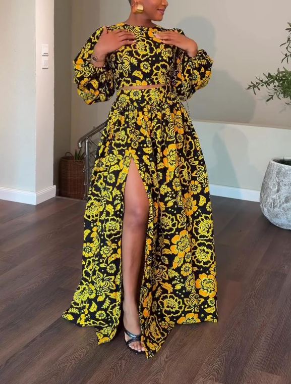 2026 Spring New Printed Dress Set