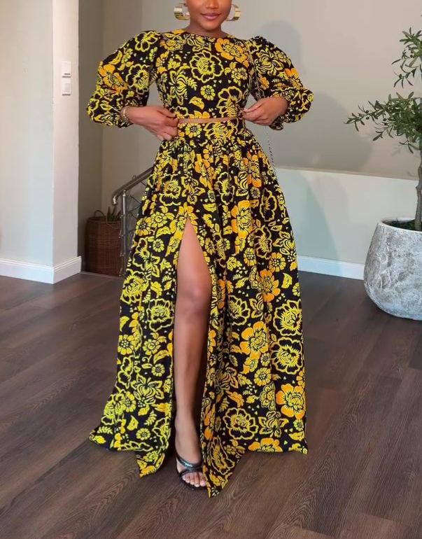 2026 Spring New Printed Dress Set