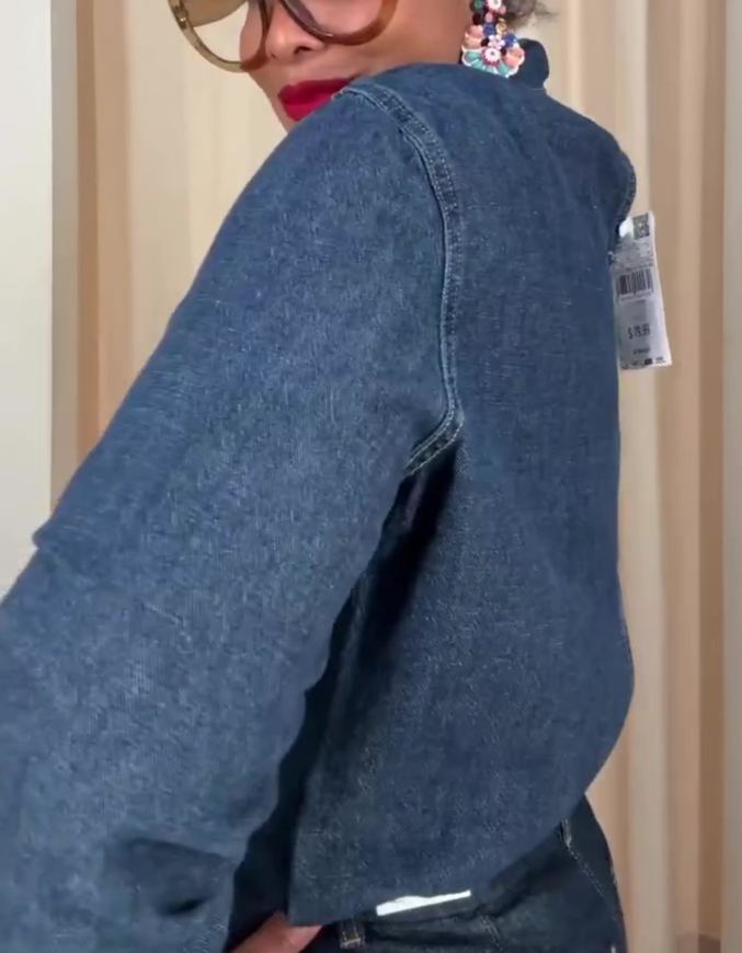 2026 New Style Tie-Tie Denim Top