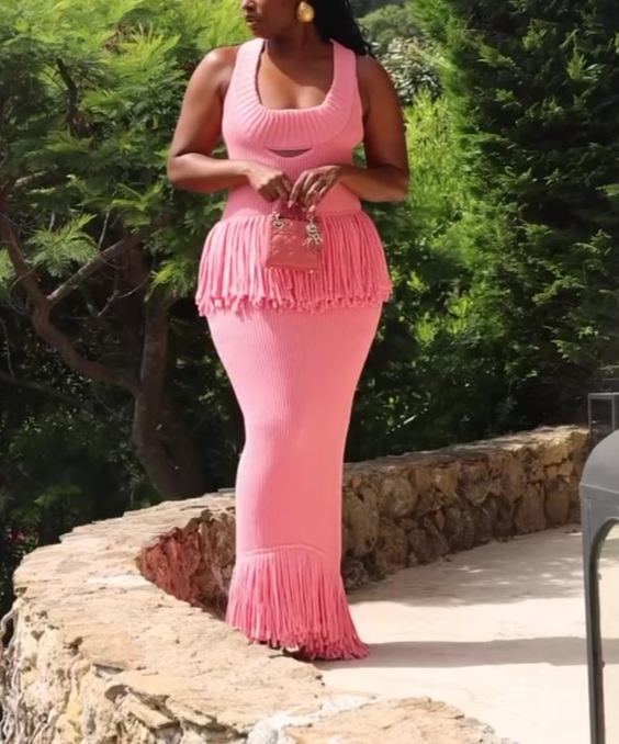 Knitted Tassel Beach Vacation Set